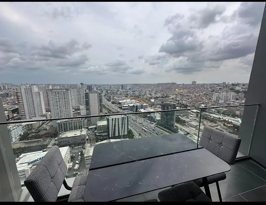 33 Floor Cozy Central With Balcony Gym Pool 伊斯坦布尔 0*,