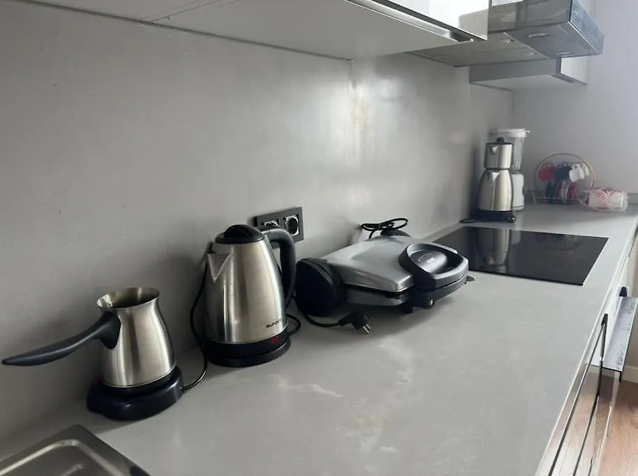 公寓 33 Floor Cozy Central With Balcony Gym Pool 伊斯坦布尔 土耳其